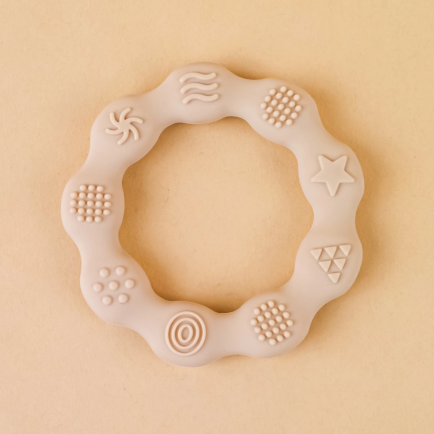 TYRY.HU 1Pcs Baby Silicone Teething Ring Soft Silicone Teether Newborn Baby Accessories Cartoon Silicone Teething Toys