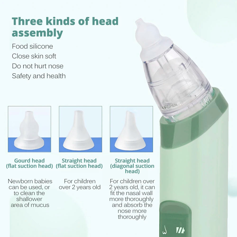 Baby Nasal Aspirator Adjustable suction Nose Cleaner Newborn infantil Safety Sanitation Nasal dischenge patency tool