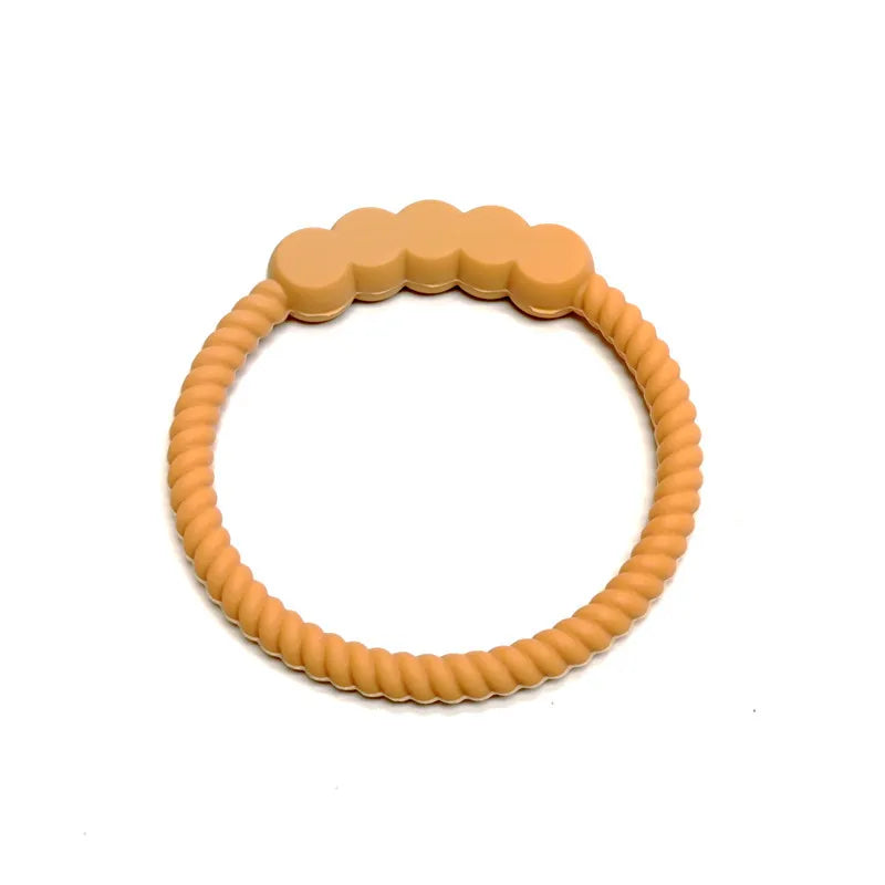 1/9pcs Children's Teether Silicone Animal Round Silicone Teether Teething Stick Baby Teething Bite Toys Bracelet