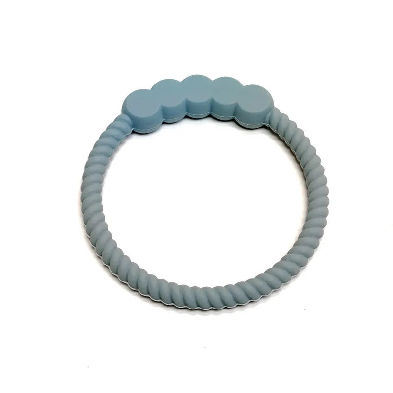 1/9pcs Children's Teether Silicone Animal Round Silicone Teether Teething Stick Baby Teething Bite Toys Bracelet
