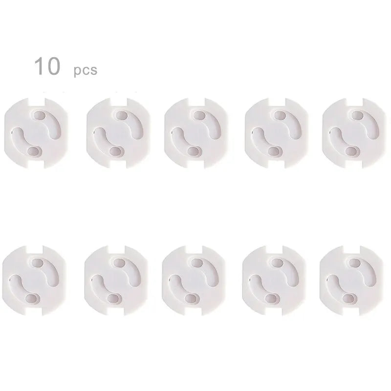 Baby Safety Socket Covers 10pcs Electrical Plastic Outlet Protectors Child Safe Socket Security Protection