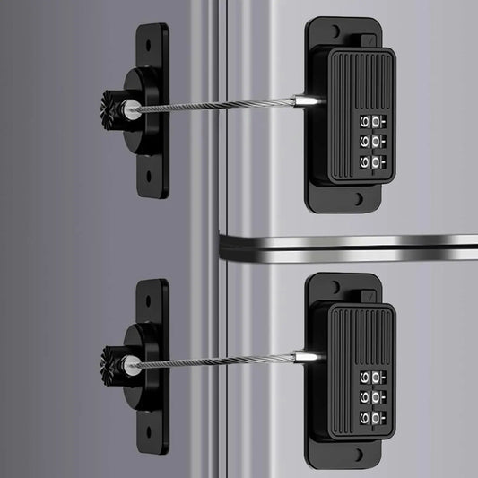 Refrigerator Lock,Cabinet Locks Baby Proofing, Adhesive Fridge Locks,for Cabinets, Drawers, Window and Child Safety Cabinet Lock