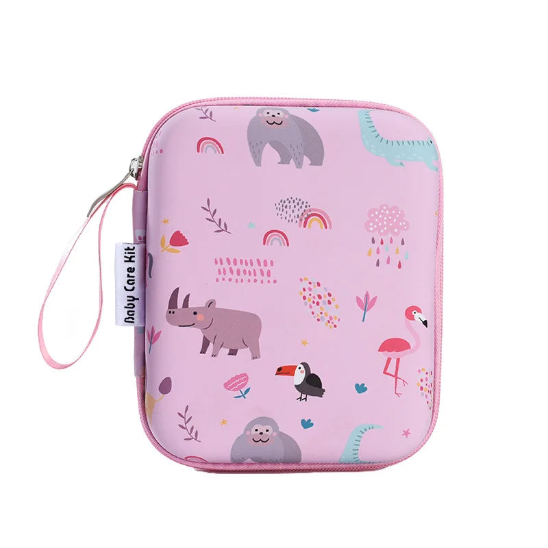 Baby EVA package care set Children's baby nail clippers feeding medicine inhaler comb and other 20 sets